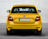 Наклейка "Uber" на заднее стекло