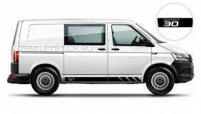 Акцентные полосы "Edition 30" на Volkswagen Transporter, вид 6