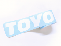 Наклейка "Toyo Tires" на лобовое стекло