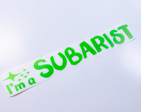 Наклейка на авто "I'm subarist - 4"