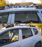 Наклейки на авто "Renault Duster надпись", 2 шт