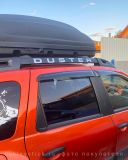 Наклейки на авто "Renault Duster надпись", 2 шт