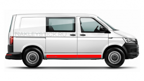 Акцентные полосы "Caravelle" на Volkswagen Transporter, вид 2