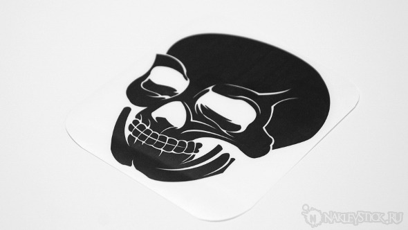 Наклейка на авто Череп пример 2 Наклейка на авто Череп пример 2