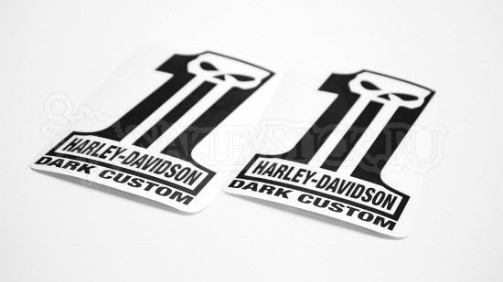 Наклейка Harley Davidson Dark Custom пример 1 Наклейка Harley Davidson Dark Custom пример 1