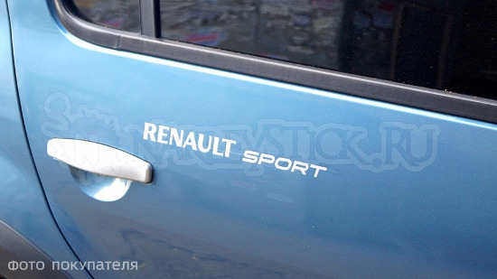 Наклейка Renault Sport пример 2