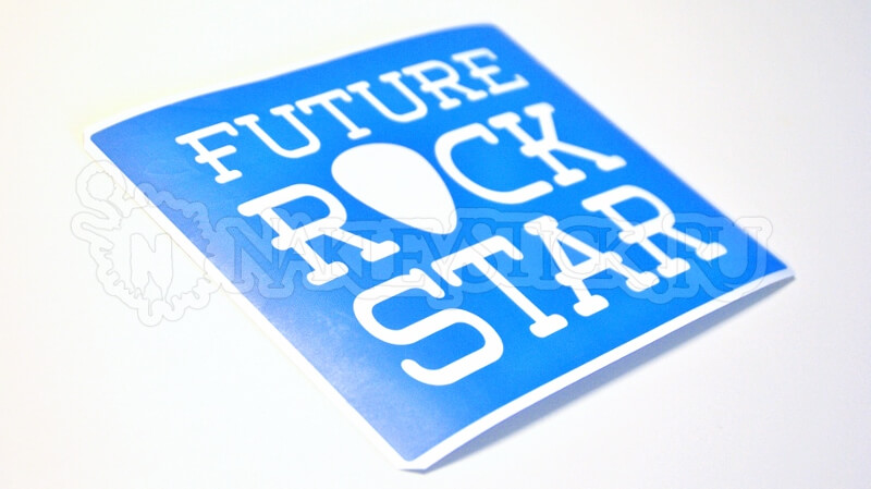 Наклейка на авто Future Rock Star пример 1 Наклейка на авто Future Rock Star пример 1