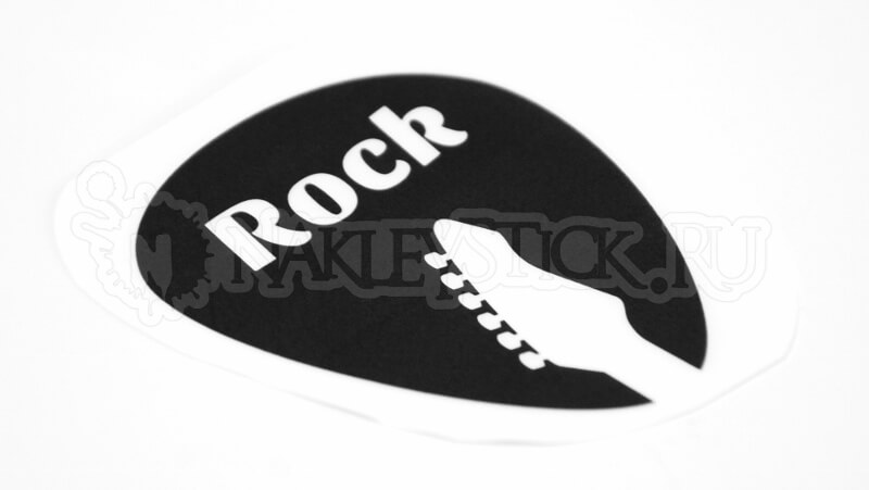 Наклейка на авто Rock пример 1 Наклейка на авто Rock пример 1