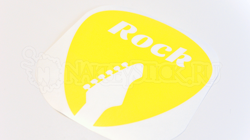 Наклейка на авто Rock пример 2 Наклейка на авто Rock пример 2