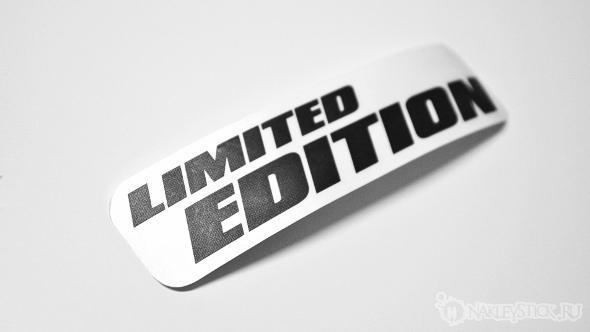Наклейка на авто Limited edition пример 2 Наклейка на авто Limited edition пример 2